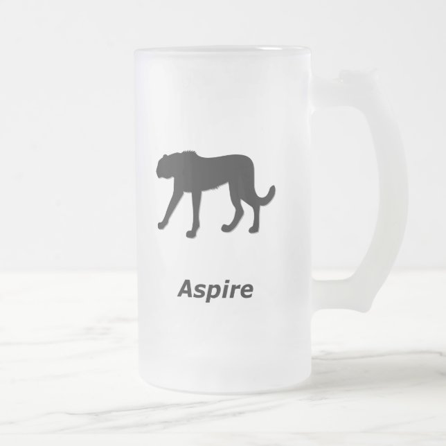 Cheetah Aspire Mattglas Bierglas (Rechts)
