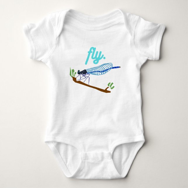 Cheetah Baby Body Anzug Strampler (Vorderseite)