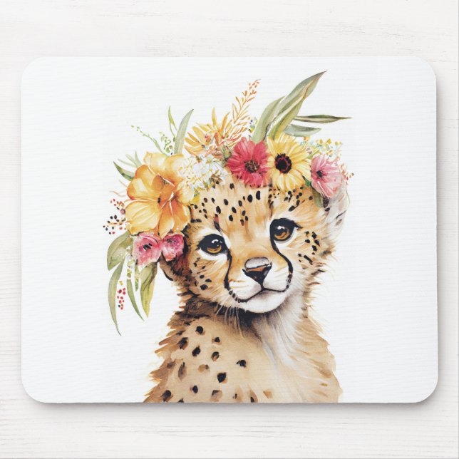 Cheetah Blume Ristorante da Valentino Mousepad (Vorne)