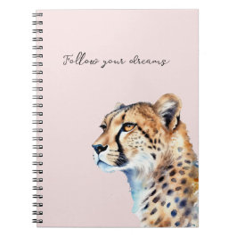 Cheetah Blush Pink Notizblock