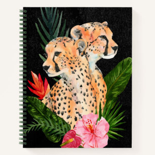 Cheetah Bouquet Notizbuch