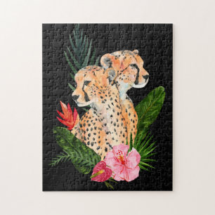 Cheetah Bouquet Puzzle