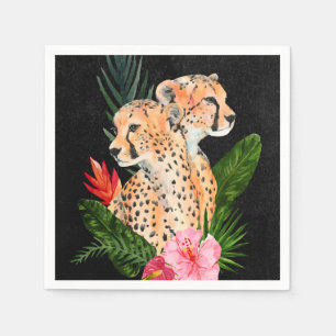 Cheetah Bouquet Serviette