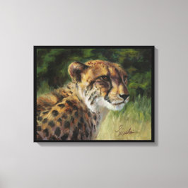 Cheetah Canvas Print 20" x 16" Leinwanddruck