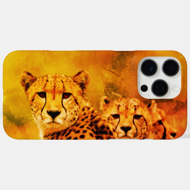 Cheetah Case-Mate iPhone Hülle (Rückseite (Horizontal))