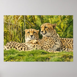 Cheetah Companions - In der Wildnis leben" Poster