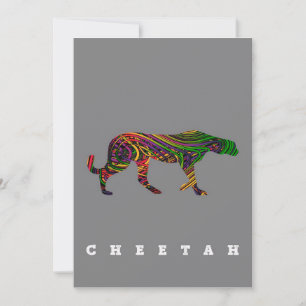 Cheetah cooles Design Tiergeschenk