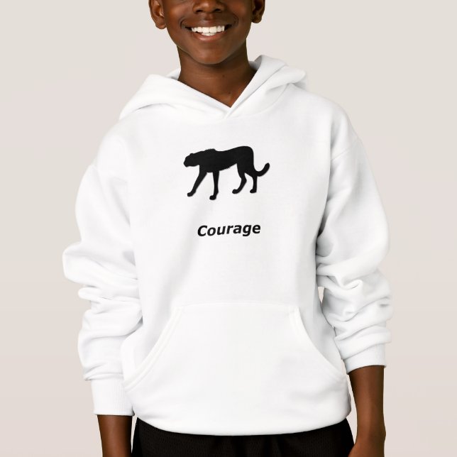 Cheetah Courage Hoodie (Vorderseite)