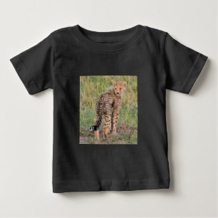 Cheetah Cub sagt Hallo. Baby T - Shirt