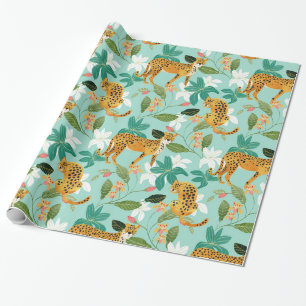 Cheetah Dschungel, Wildtiere Natur Wildkatzen Tige Geschenkpapier