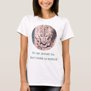 Cheetah "Es ist auch mein Planet!" T-Shirt
