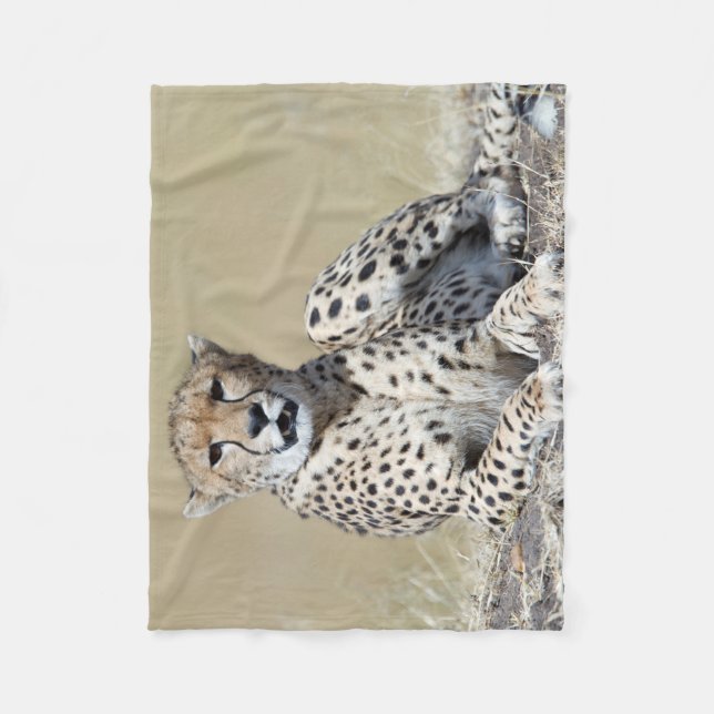 Cheetah Fleecedecke (Vorderseite)