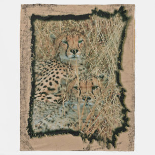 Cheetah Fleecedecke