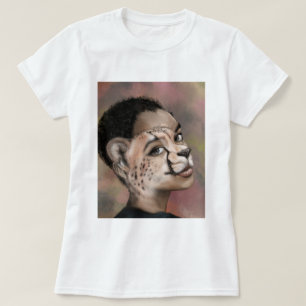 Cheetah-Frau-T-Shirt T-Shirt