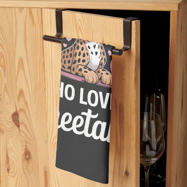 Cheetah Funny Quote  Geschirrtuch (Drittel gefaltet)