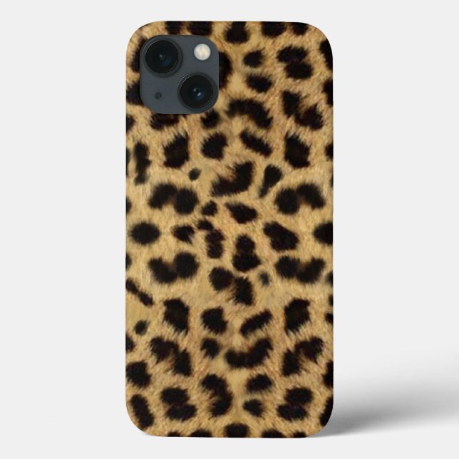 CHEETAH FUR FOTO DRUCKT Case-Mate iPhone HÜLLE (Rückseite)