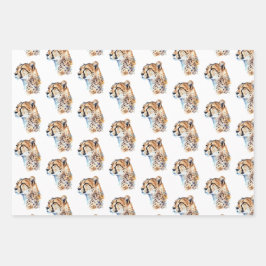 Cheetah Geschenkpapier Set