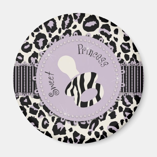 Cheetah Girl Magnet Lilac (Vorne)
