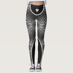 Cheetah Heart you! Leggings