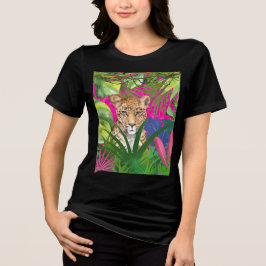 Cheetah in the Grass Tri-Blend Shirt