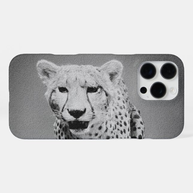 Cheetah iPhone Hülle (Rückseite (Horizontal))