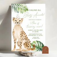 Cheetah Junge Savanna Geburtstag