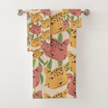 Cheetah Jungle Pflanze Grüne Korallen Grün