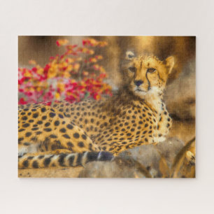 CHEETAH JUST CHILLIN PUZZLE