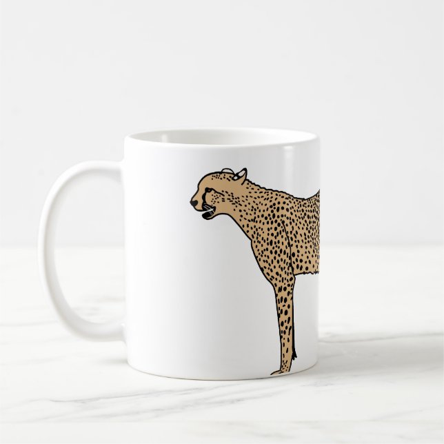 Cheetah Kaffeetasse (Links)