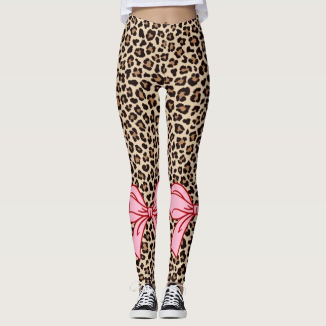 Cheetah Leggins | Classic Brown (Vorderseite)