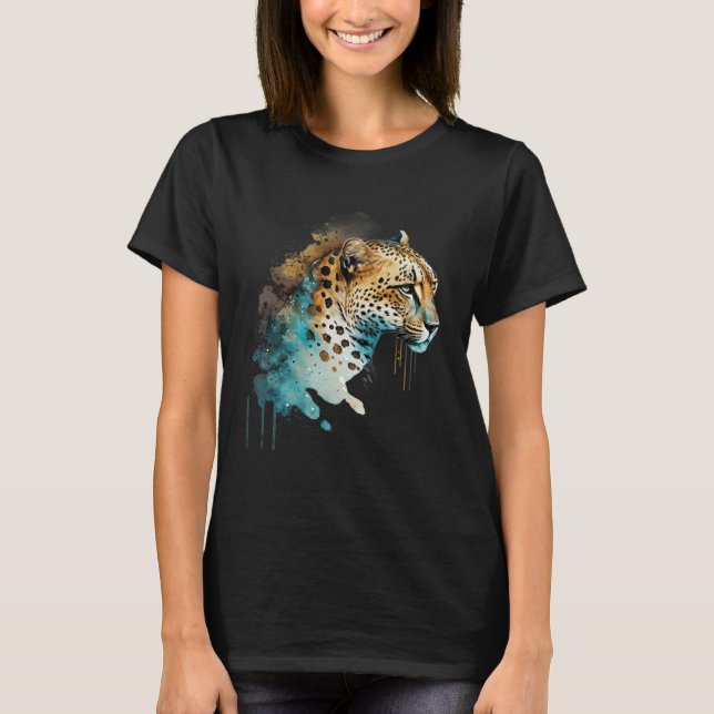 Cheetah Leopard Big Cat Panther Safari Trip Wildli T-Shirt (Vorderseite)
