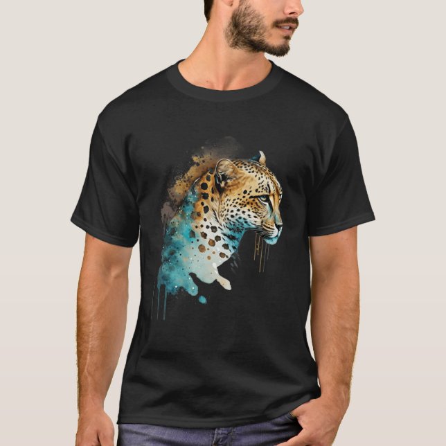 Cheetah Leopard Big Cat Panther Safari Trip Wildli T-Shirt (Vorderseite)