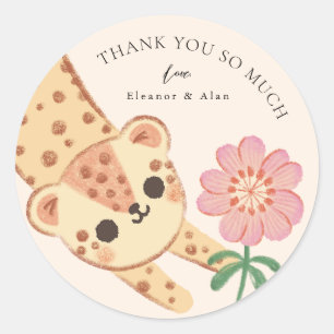 Cheetah Leopard Jaguar Panther Kinder Sticker