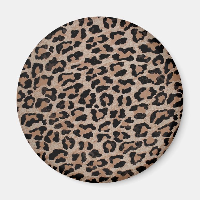 Cheetah Leopard Magnet (Vorne)
