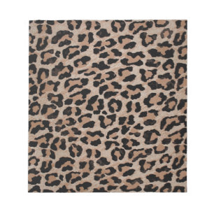 Cheetah Leopard Notizblock