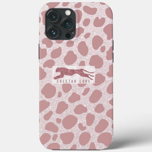 Cheetah Liebe Case-Mate iPhone Hülle (Rückseite)