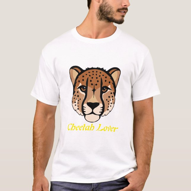 Cheetah Lover – Conservation Support Tee (Vorderseite)
