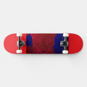 Cheetah-Mädchen-Geist-Skateboard Skateboard