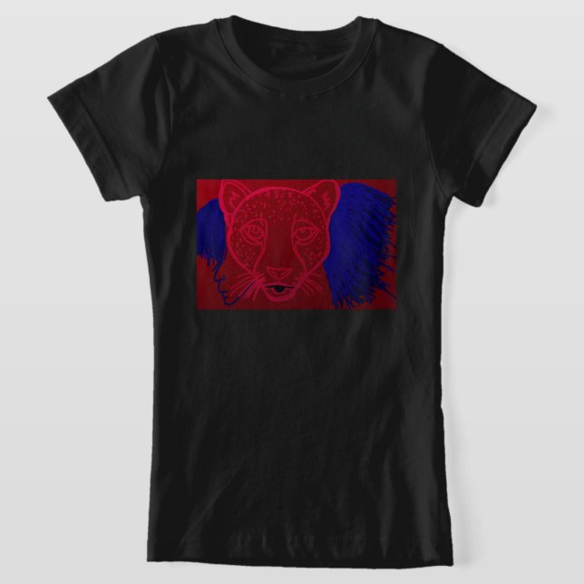 Cheetah-Mädchengeist T-Shirt (Ablage )