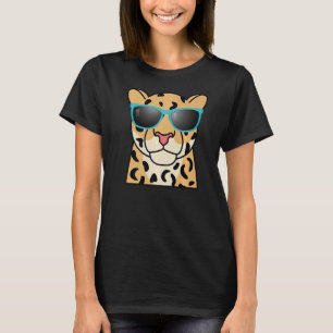 Cheetah mit Sonnenbrille Outfit Liebe Big Cat T-Shirt