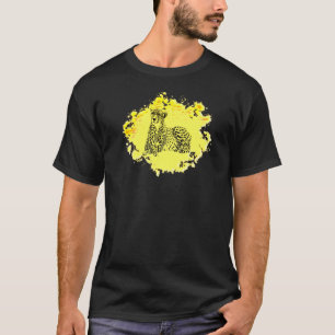Cheetah Motif Predator Katze Tier farbenfrohe Gepa T-Shirt