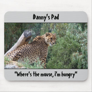 Cheetah Mousepad "Wo ist die Maus, ich habe Hunger