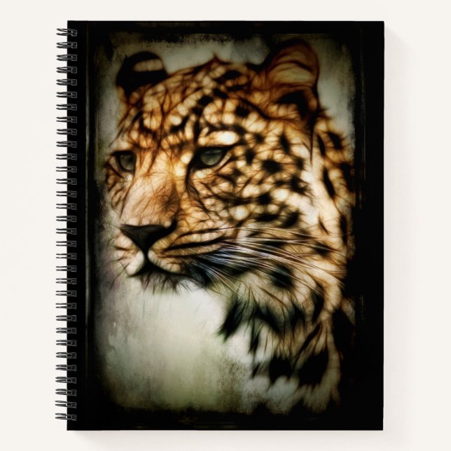 Cheetah Notizbuch (Vorderseite)