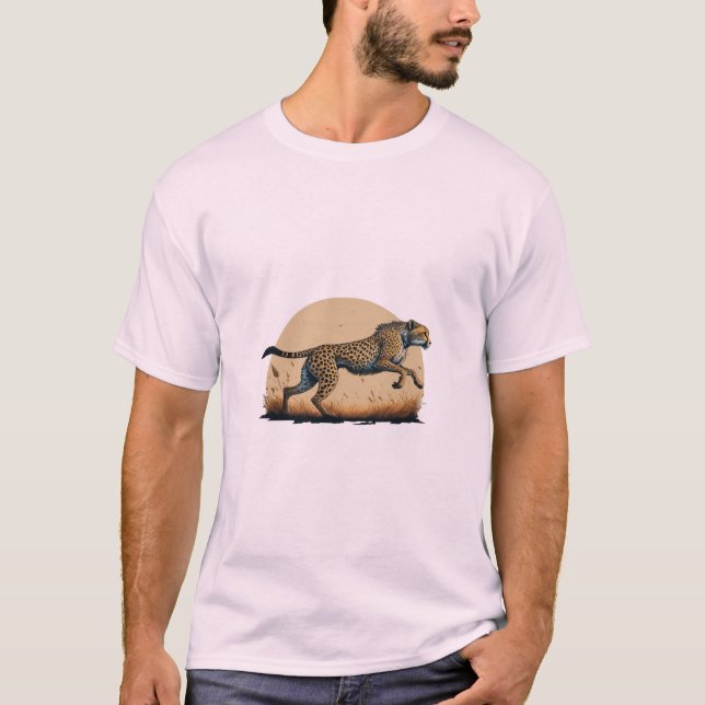 Cheetah on go" "Gotta Run Fast!" "Sprint Supre T-Shirt (Vorderseite)