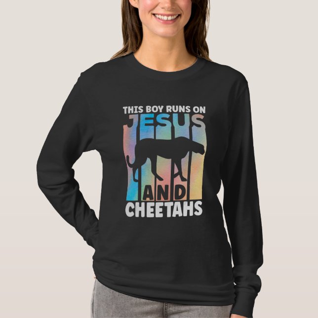 Cheetah Outfit for Cheetah Lovers Apparel for Boys T-Shirt (Vorderseite)
