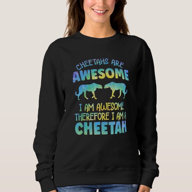 Cheetah Outfit for Cheetah Lovers Apparel Women Gi Sweatshirt (Vorderseite)