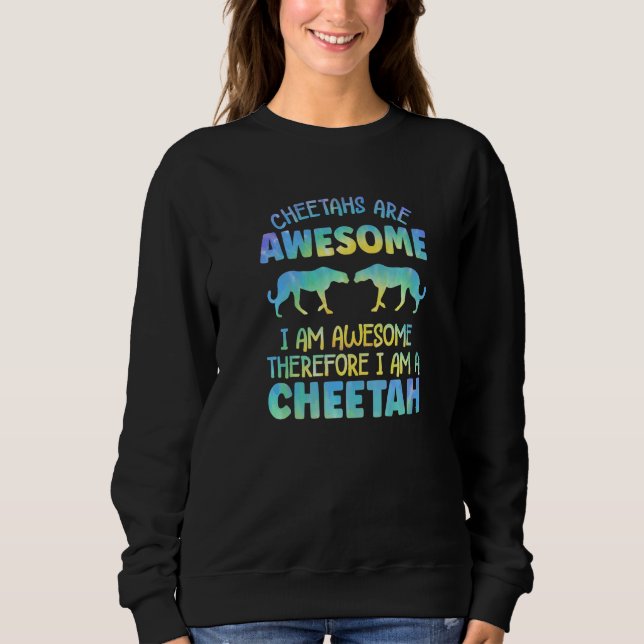 Cheetah Outfit for Cheetah Lovers Apparel Women Gi Sweatshirt (Vorderseite)