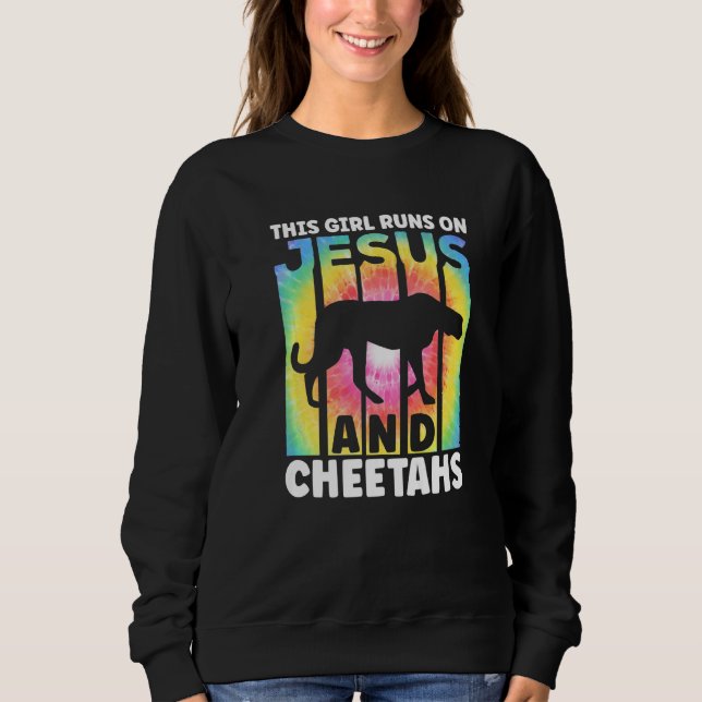 Cheetah Outfit for Cheetah Lovers Apparel Women Gi Sweatshirt (Vorderseite)