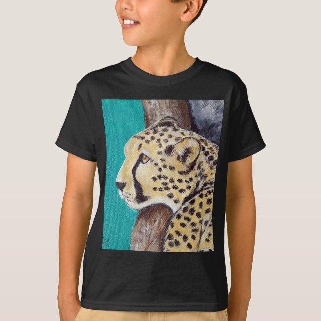 Cheetah Painting T-Shirt (Vorderseite)