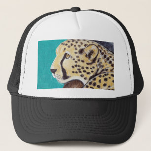 Cheetah Painting Truckerkappe